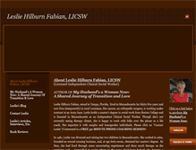 Tablet Screenshot of lesliefab.com